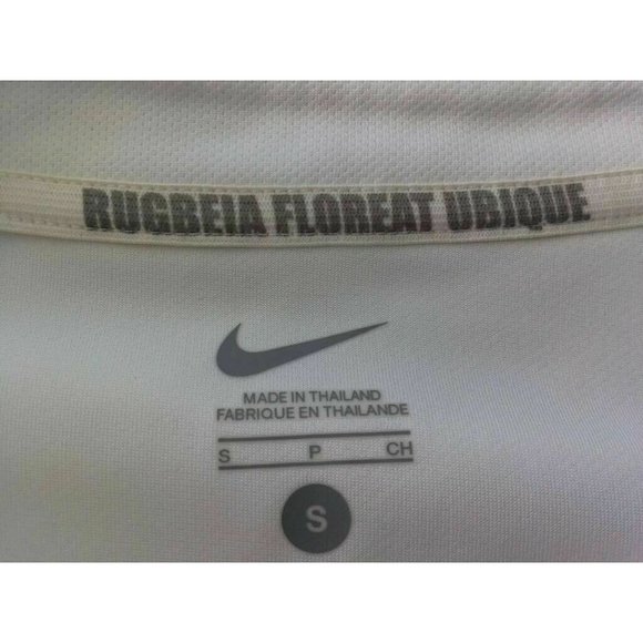 Mens Nike Rugbeia Floreat Ubique Rugby Rose England Size S Athletic Top Logo - Picture 8 of 12